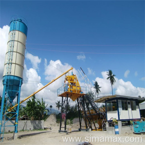 ready concrete mixing plant for building